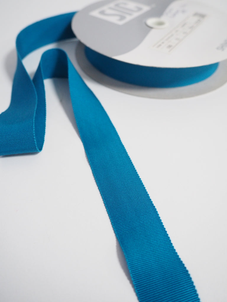 Shindo Turquoise Grosgrain Ribbon 25mm