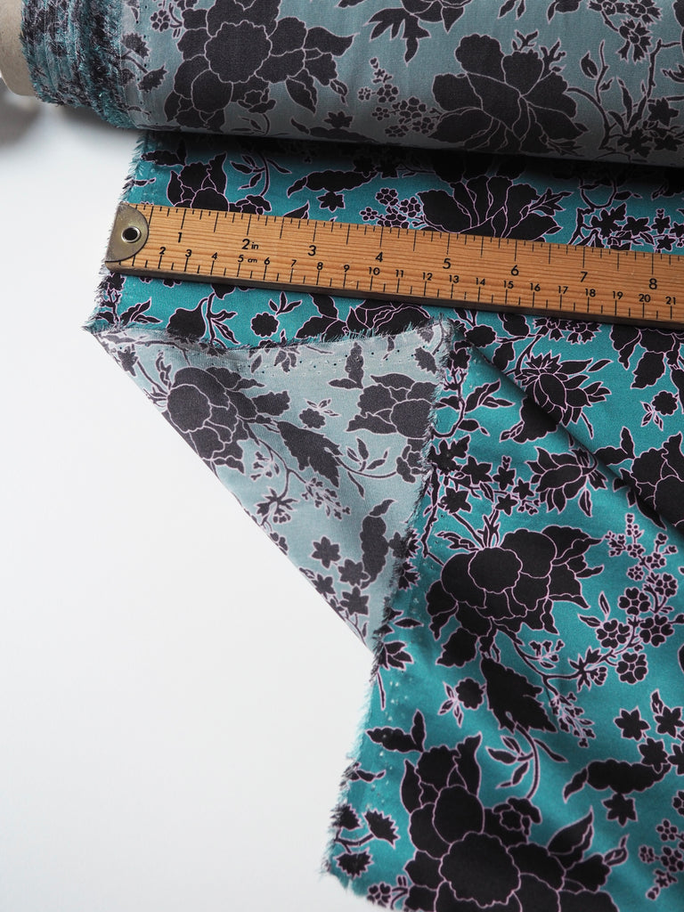 Liberty Turquoise Christelle Silk Satin