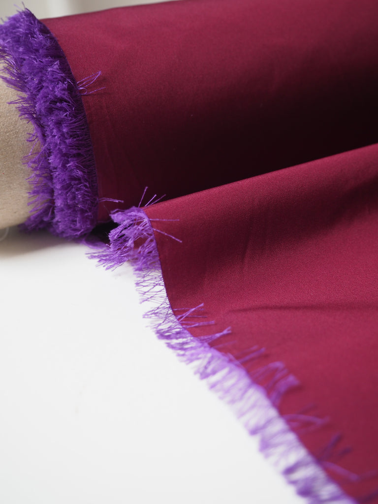 Deep Red Two-Tone Taffeta