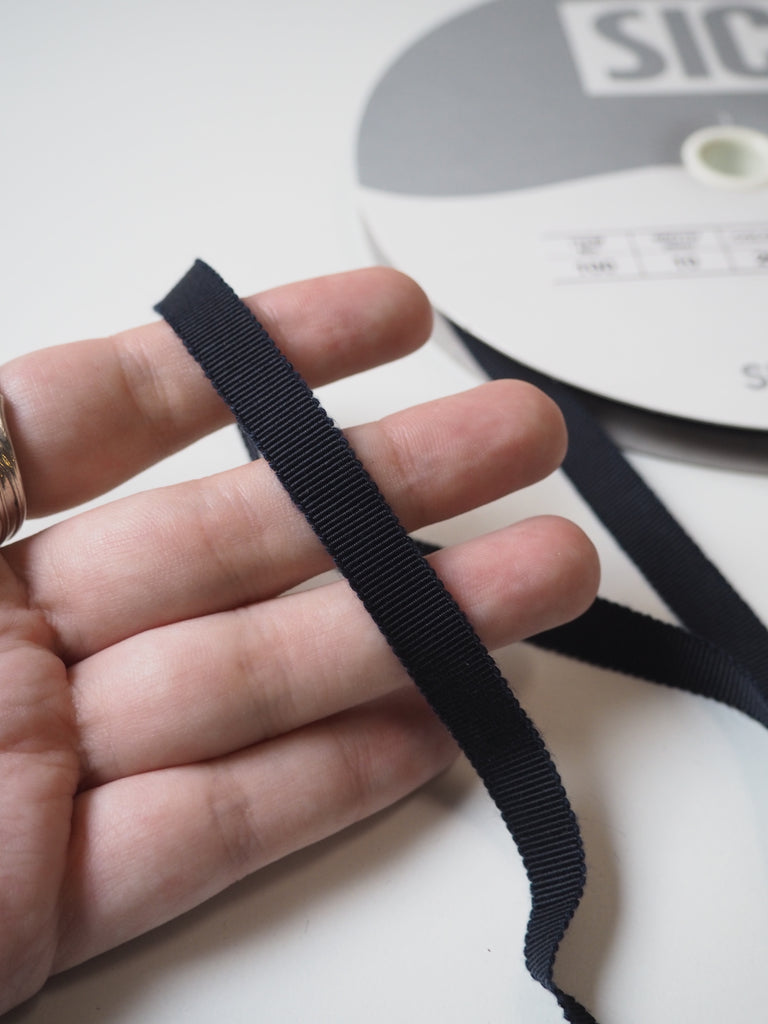 Shindo Midnight Grosgrain Ribbon 10mm