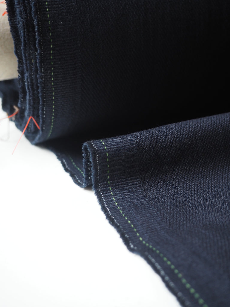 Midnight Cotton/Linen Twill