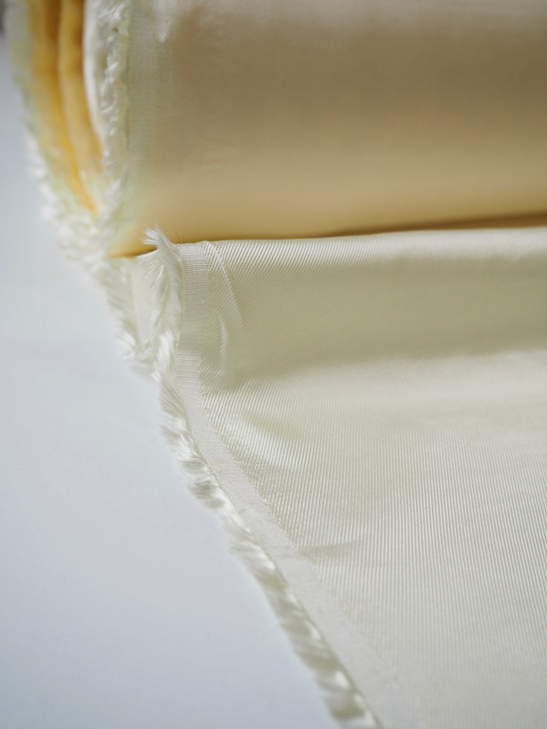 Vanilla Viscose Satin Twill Lining