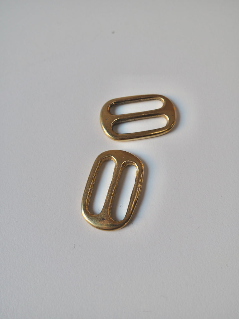 Brass Tri-Slide Buckle 32mm