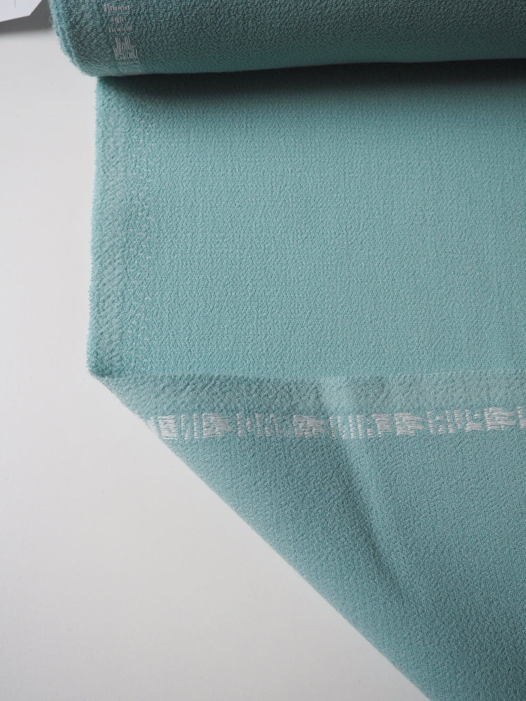 Seafoam Double Wool Crepe