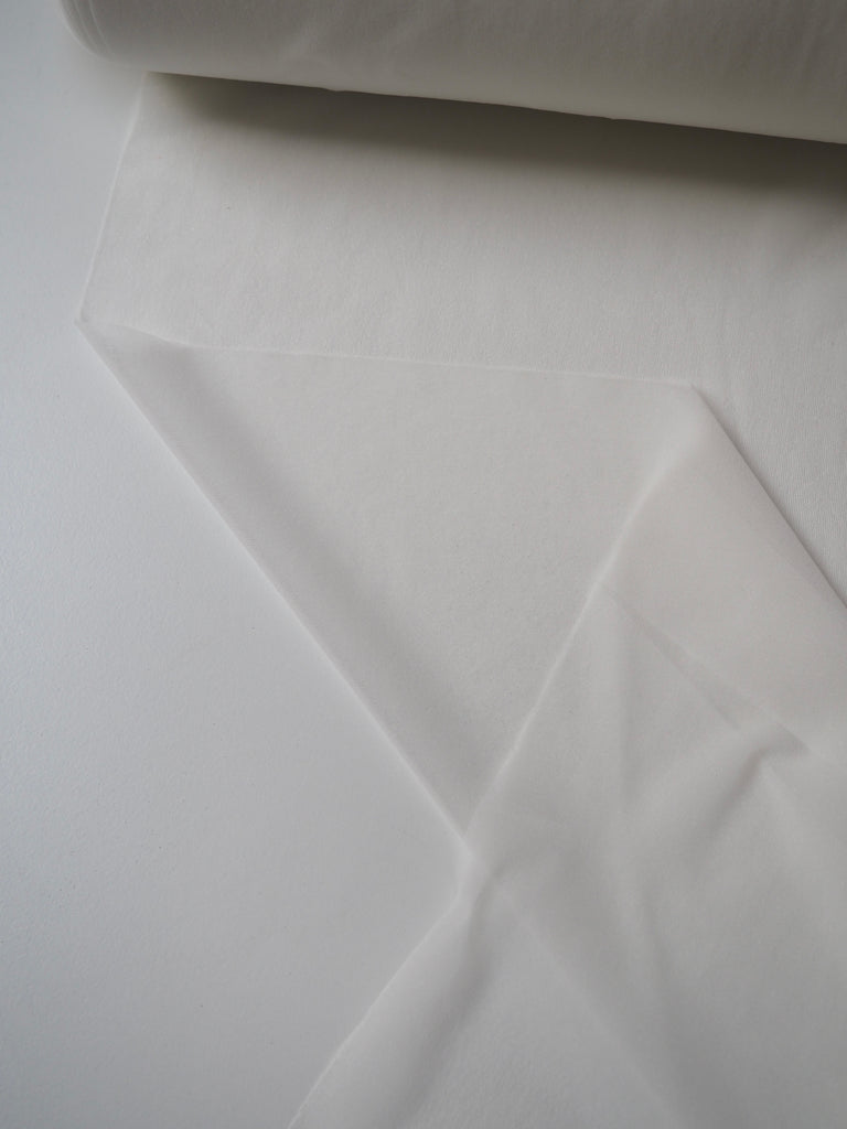 White Ultrafine Stretch Fusible Interfacing