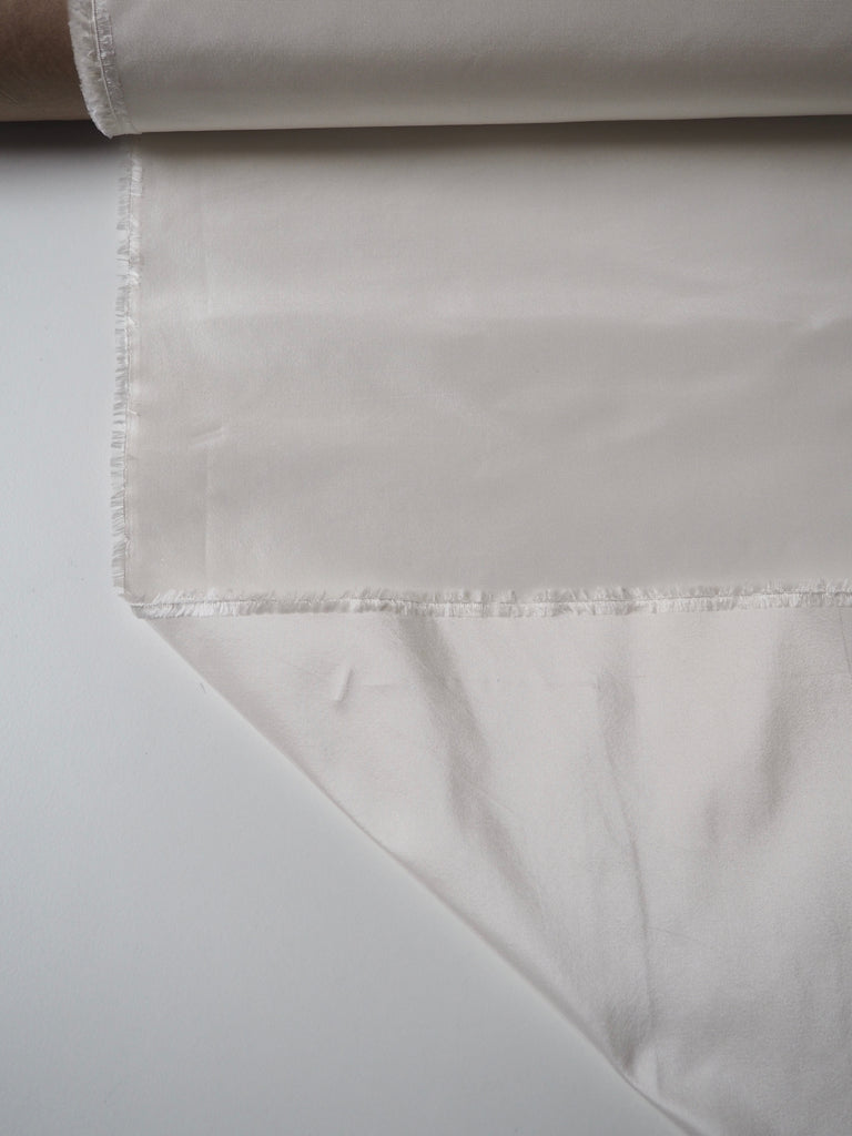 Ivory Silk Shantung Taffeta