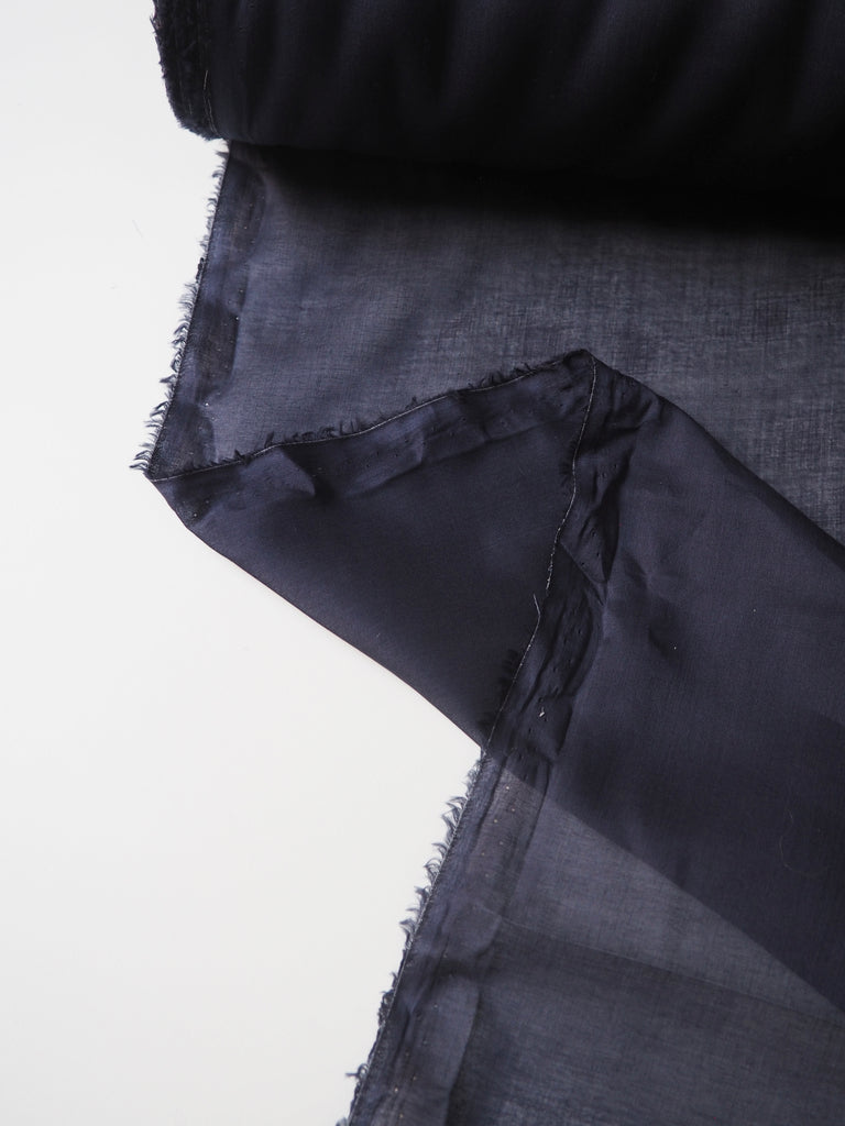 Navy Cotton Voile