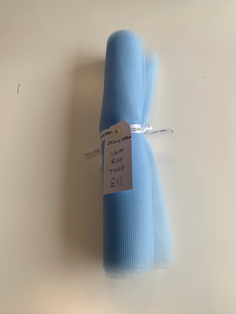 Light Blue Tulle Remnant