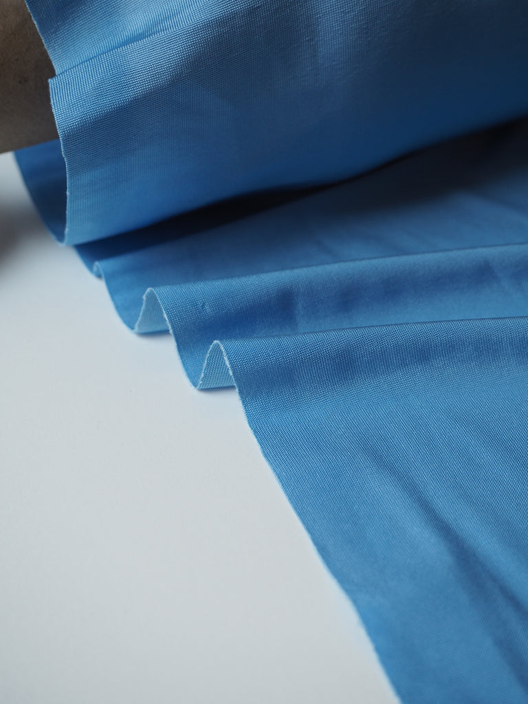 Light Blue Satin Viscose Jersey