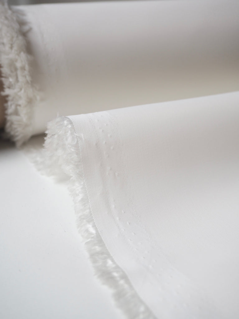 White Medium Nylon Twill