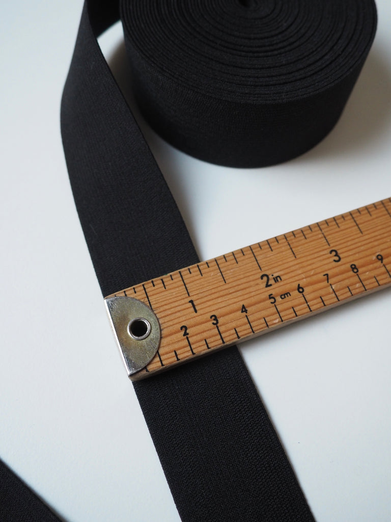 Black Elastic 40mm