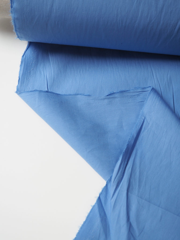 Blue Cotton Poplin