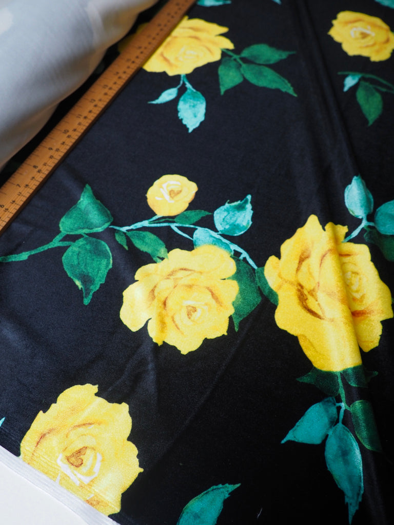 Yellow Rose Velour