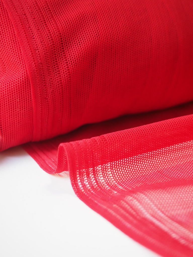 Red Stretch Mesh