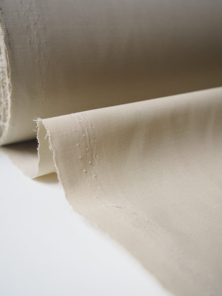 Beige Brushed Cotton Canvas