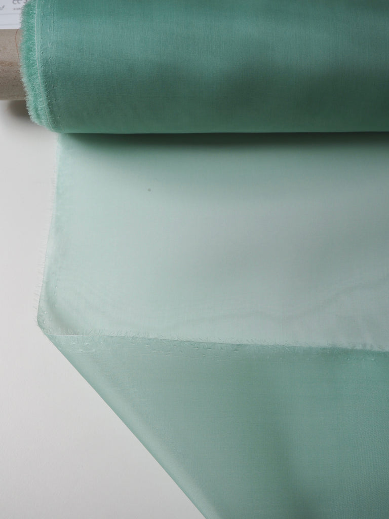 Seafoam Silk Organza