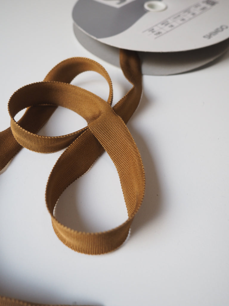 Shindo Gold Grosgrain Ribbon 18mm