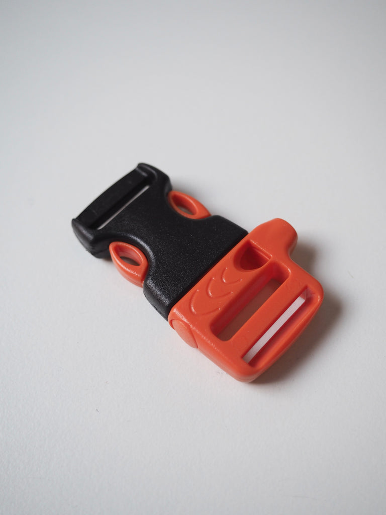 Orange + Black Side Release Buckle 20mm