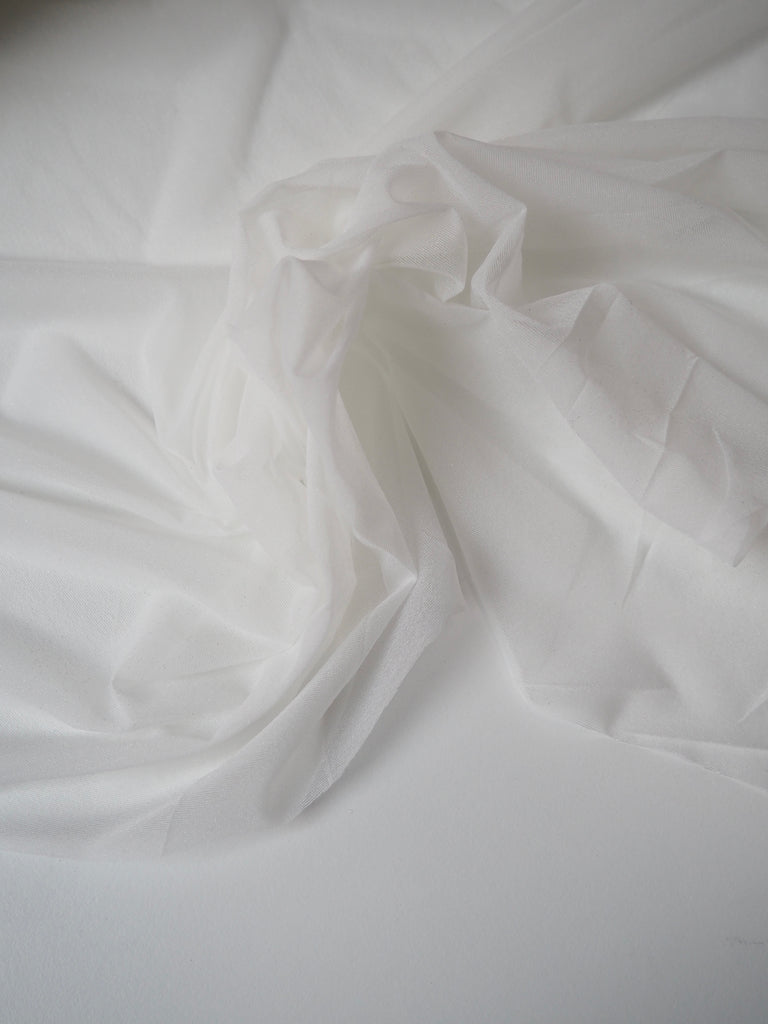 White Ultrafine Stretch Fusible Interfacing