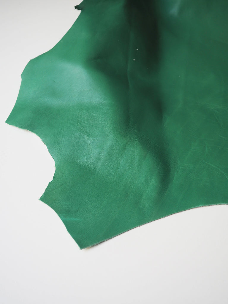 Green Smooth Cowhide