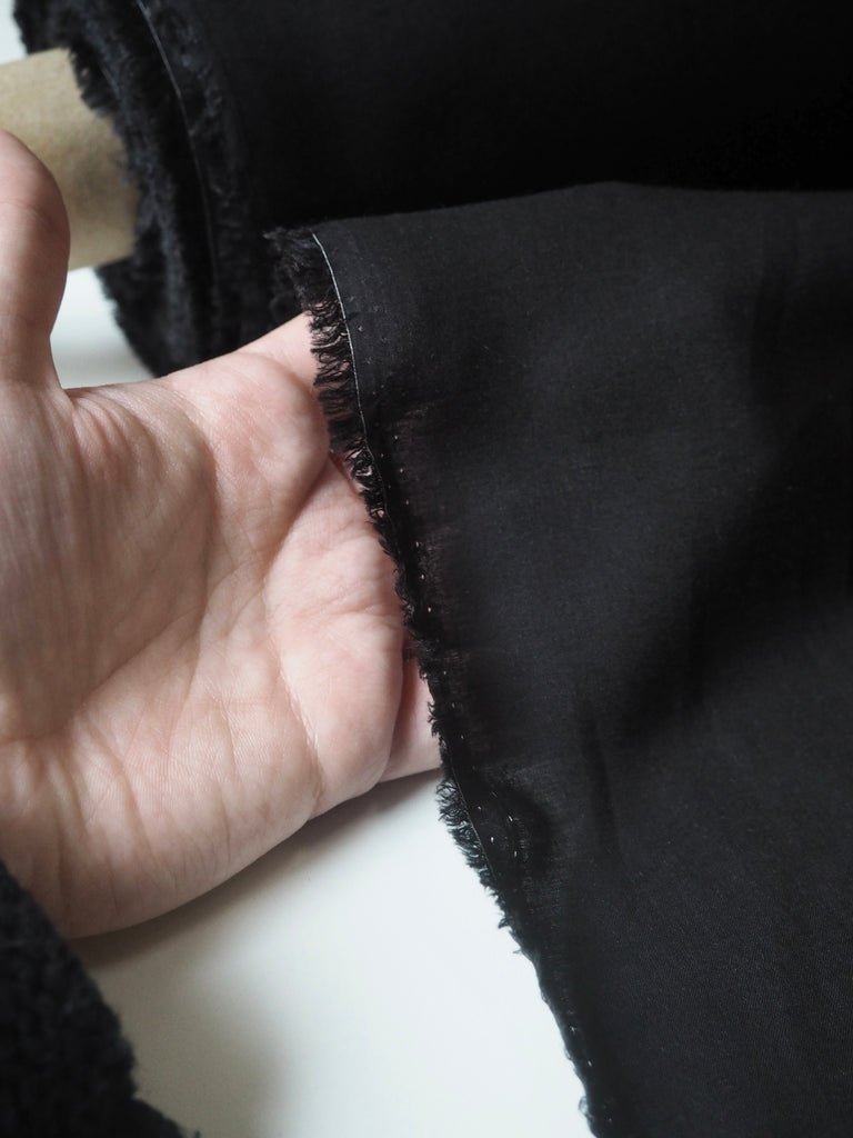 Black Viscose Lining