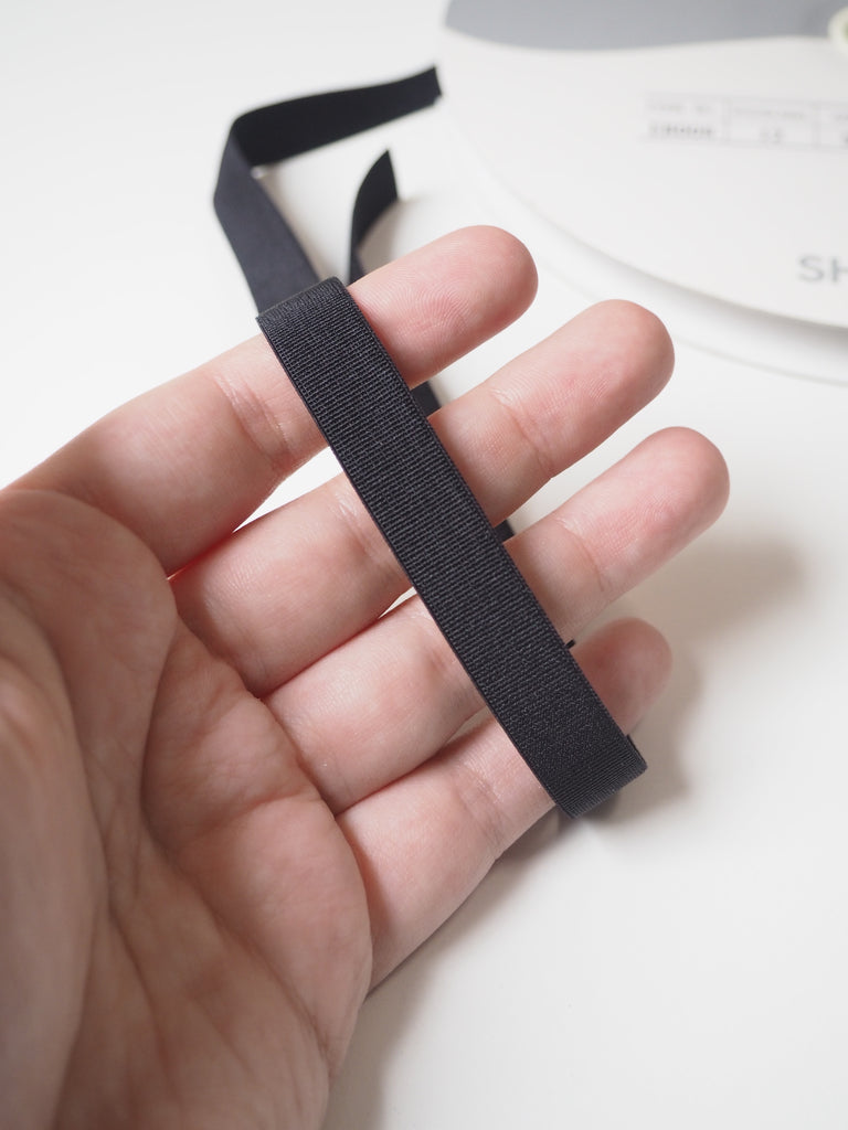 Shindo Black Satin Elastic 12mm