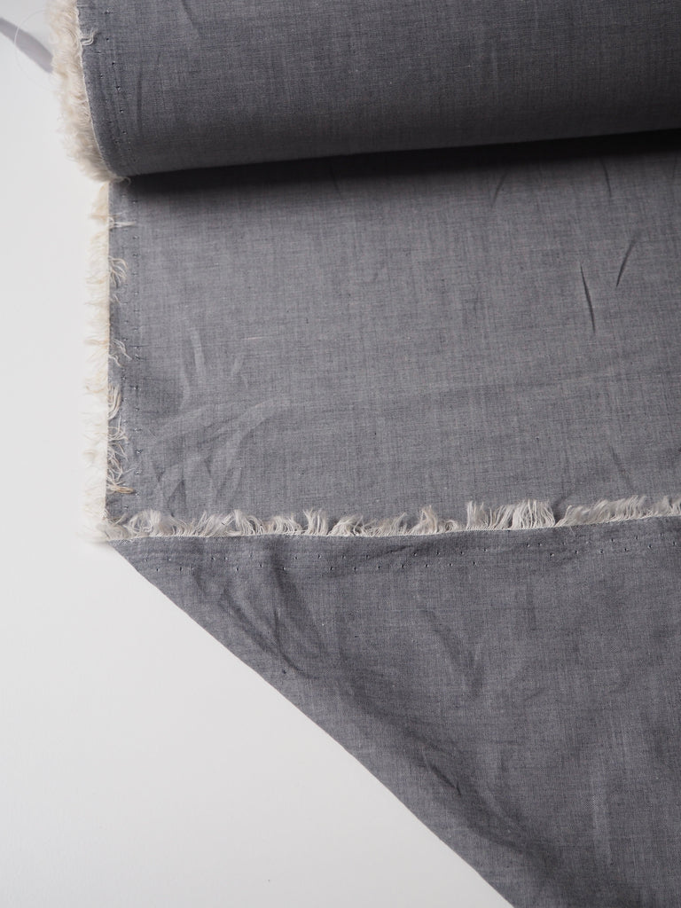 Grey Cotton Chambray