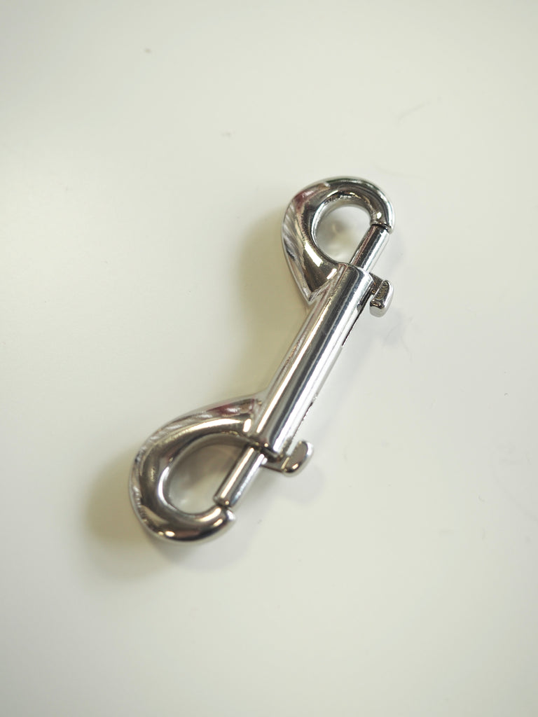 Silver Double Spring Hook 7cm