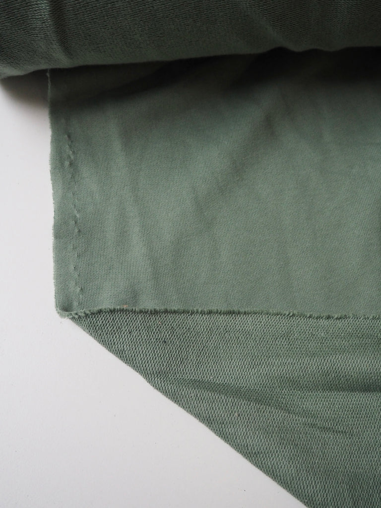 Sage Cotton Loopback Jersey