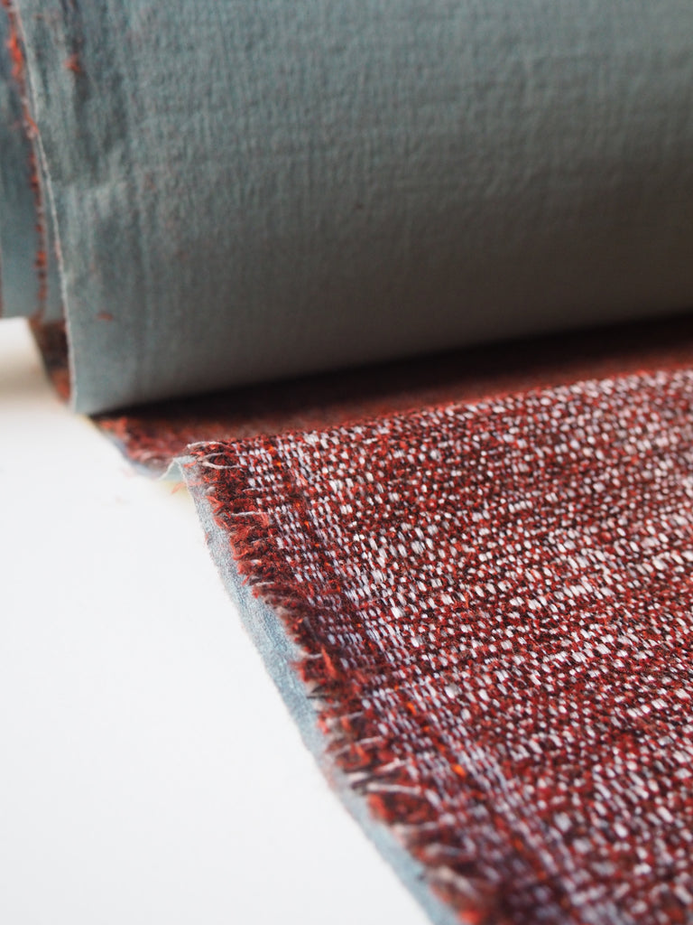 Rust Marl Woven Furnishing