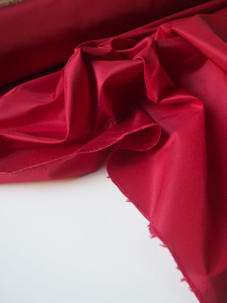 Red Silk Taffeta