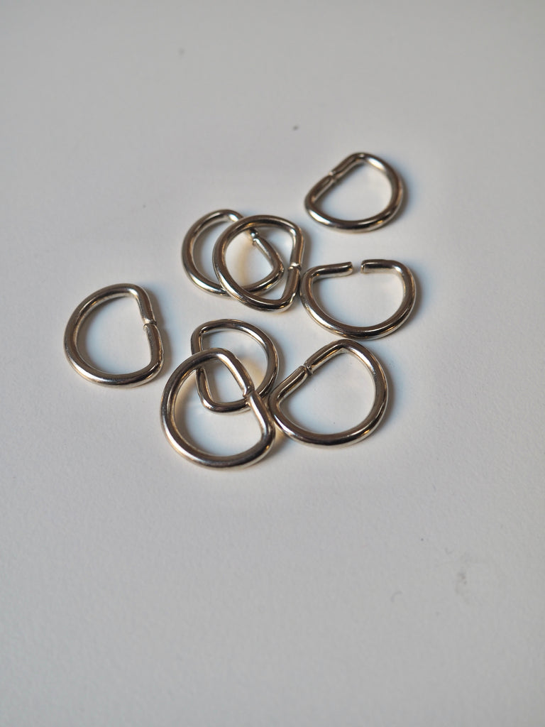 Silver D-ring 23mm