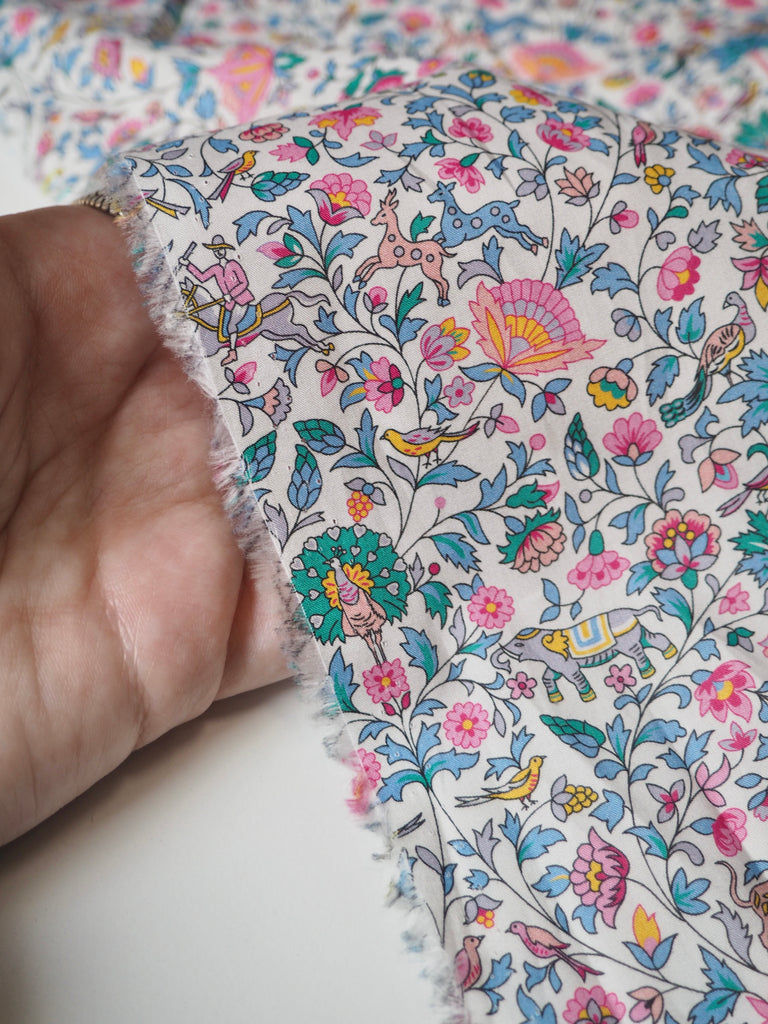 Liberty Pink Imran Tana Cotton Lawn