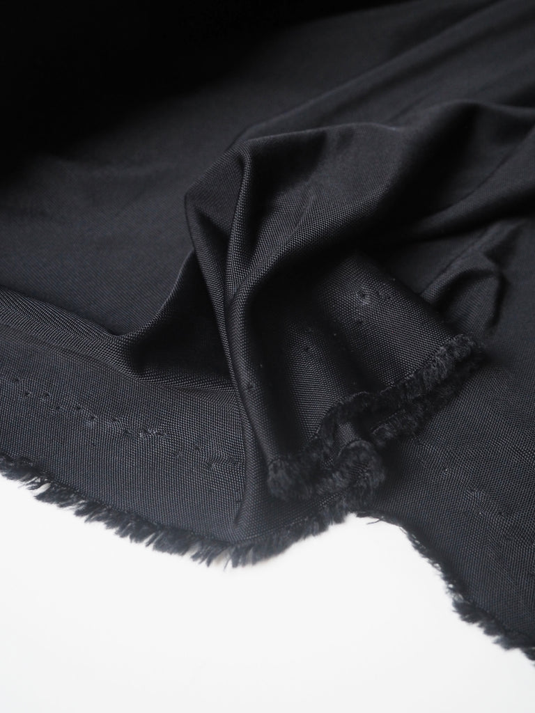 Black Viscose Slinky Interlock Jersey