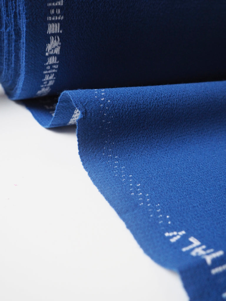 Sapphire Double Wool Crepe