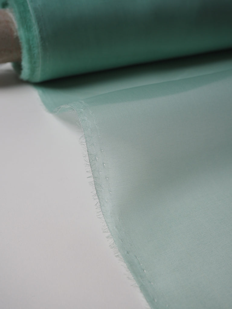 Seafoam Silk Organza