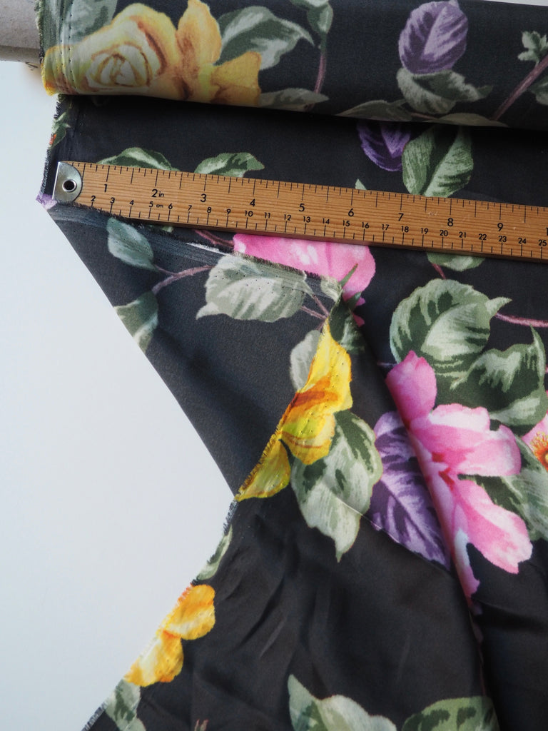 Tropic Bloom Silk Satin