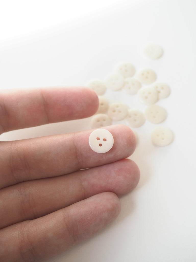 Bone Domed Corozo Buttons 10mm/16L