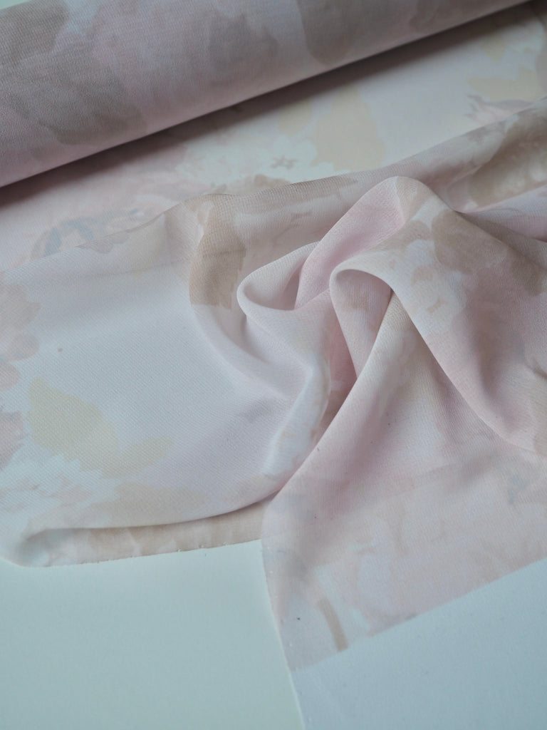 Pale Pink Rose Chiffon