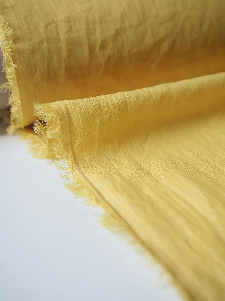 Yellow Iridescent Chiffon