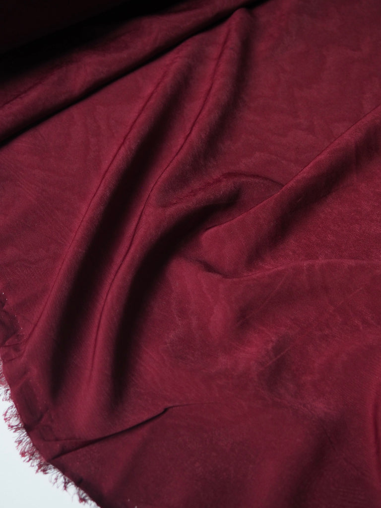 Burgundy Lightweight Moiré