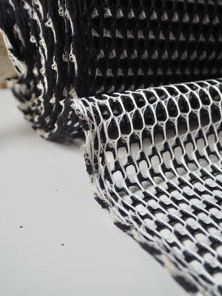 Monochrome Honeycomb Netting