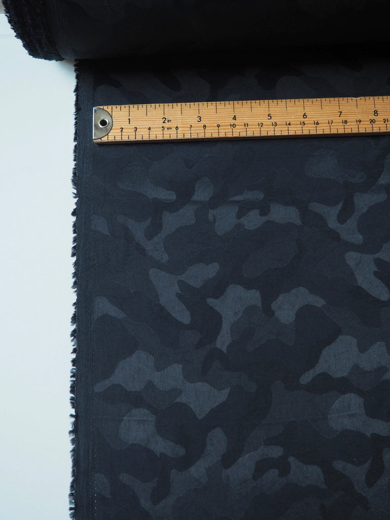 Midnight Camouflage Jacquard