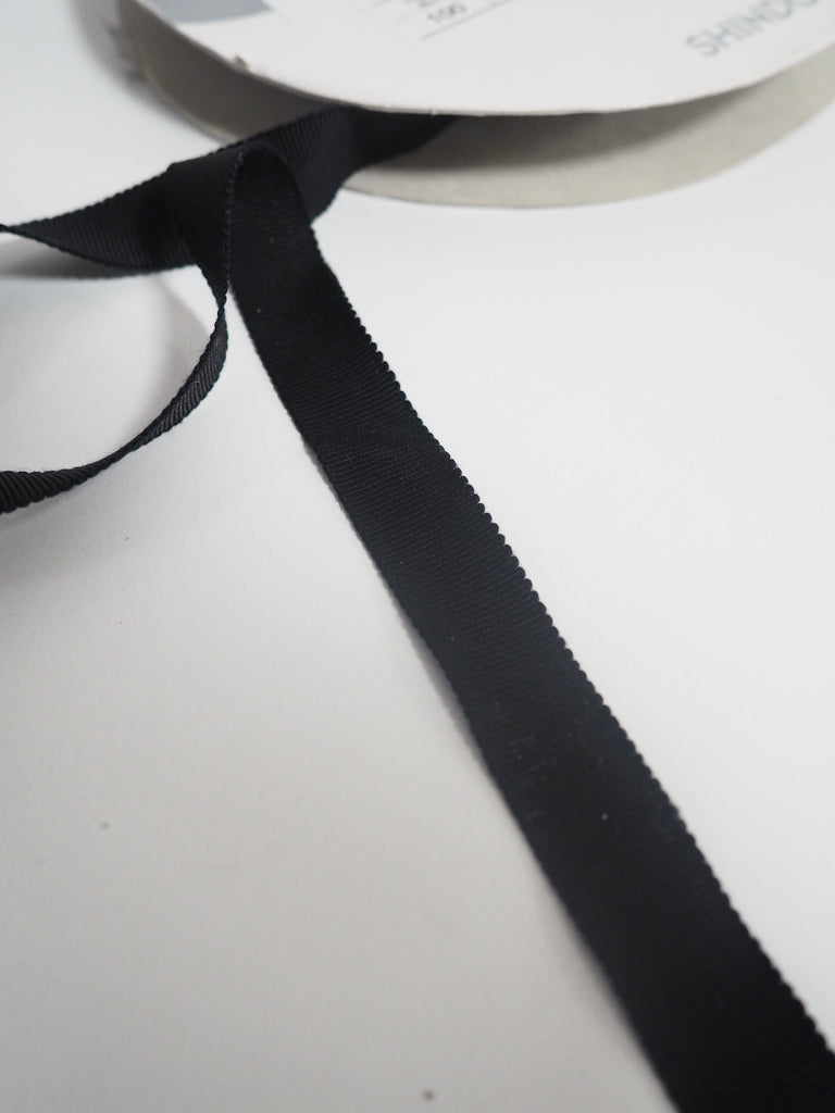 Shindo Black Grosgrain Ribbon 15mm