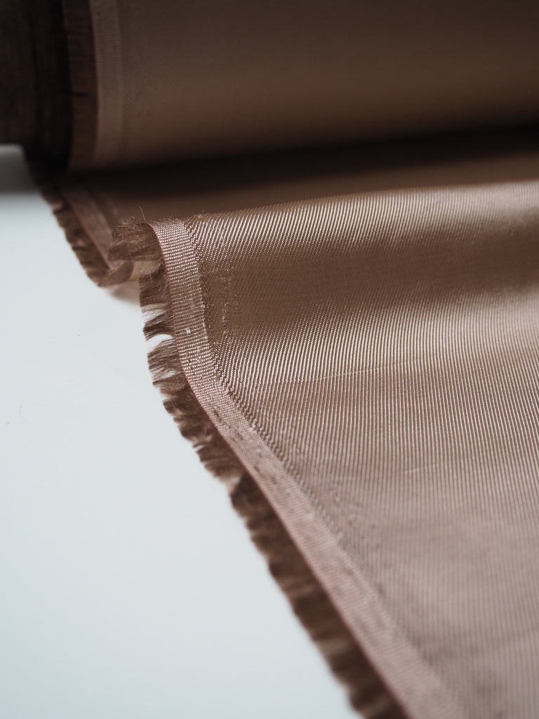 Tan Viscose Satin Twill Lining