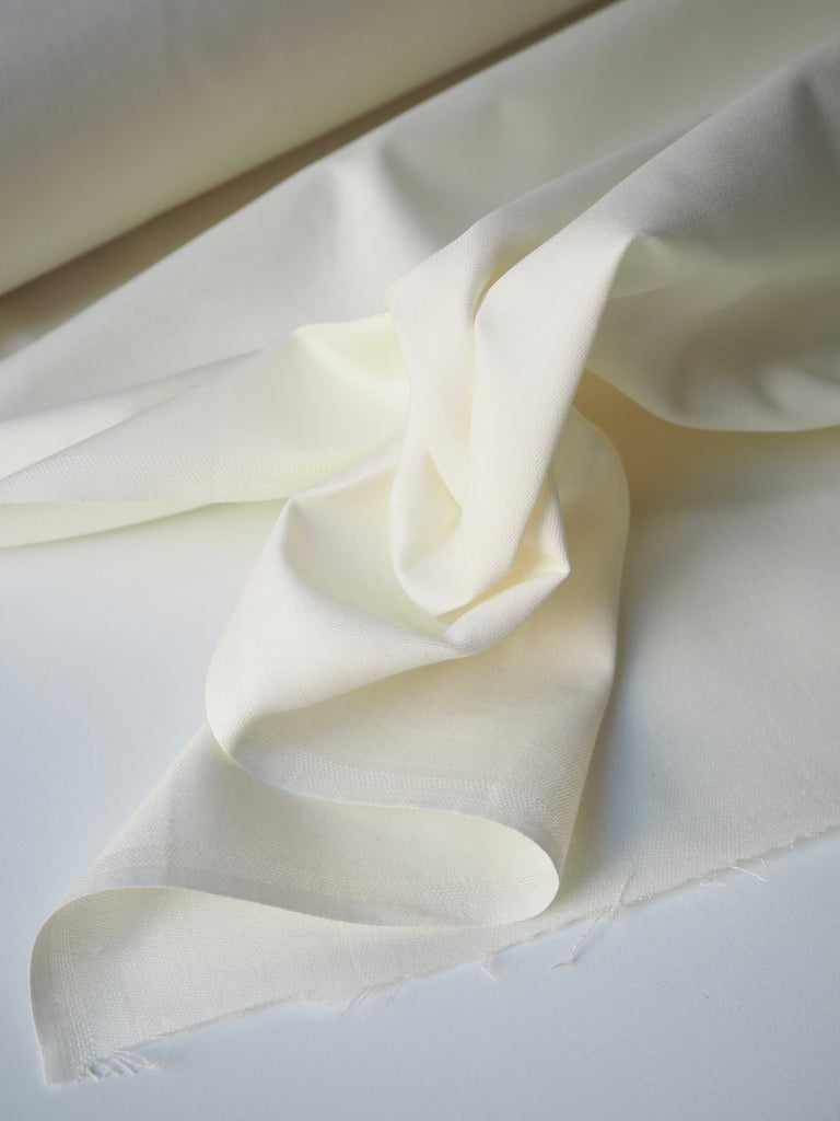 Ivory Cotton Sateen