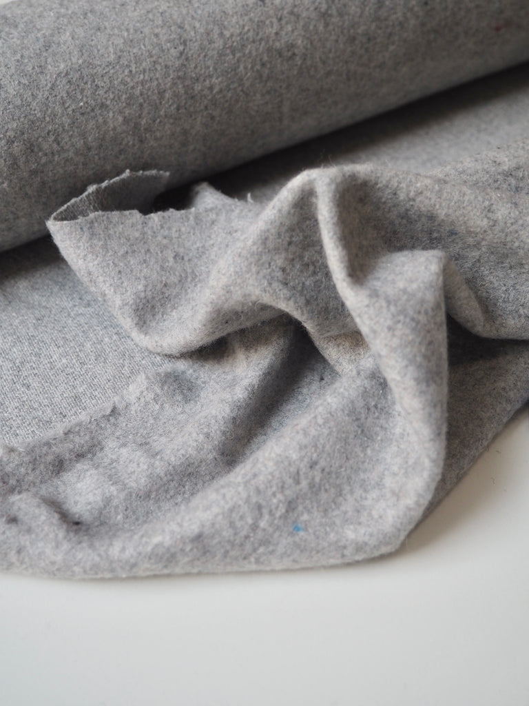 Light Grey Wool Blend Coating