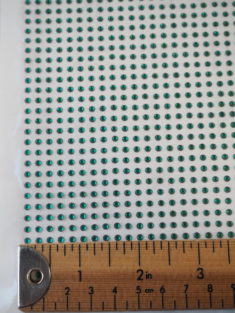 Swarovski Emerald Xilion Rose Crystal Hotfix Sheet 3mm