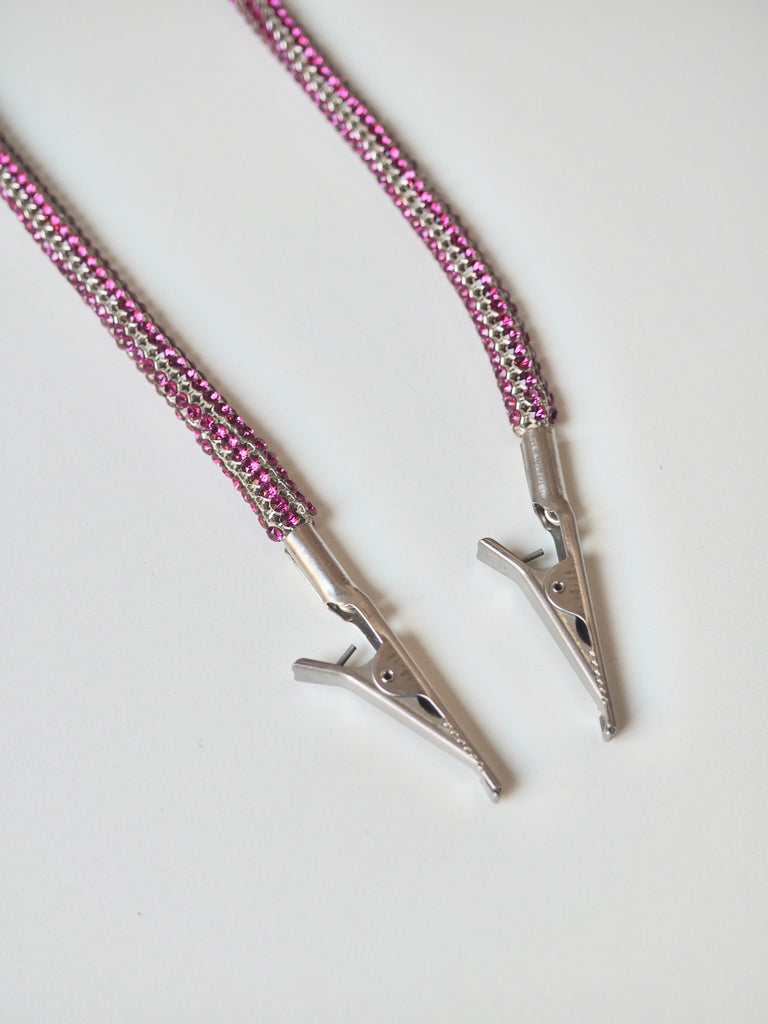 Crystal Clip Cup Chain