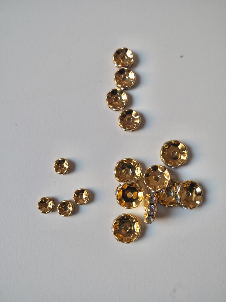 Gold Crystal Beads